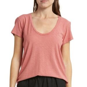 NEW James Perse Deep V Neck Modal Cotton Blend Tee Shirt JP Size 3 Size L